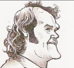 Drawing of Michel Lelong